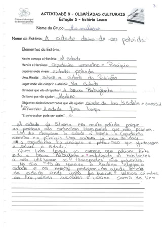 Férias nas BME 2008 - Olimpíadas Culturais