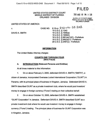 Case 6:10-cr-00232-MSS-DAB Document 1 Filed 08/18/10 Page 1 of 15
 