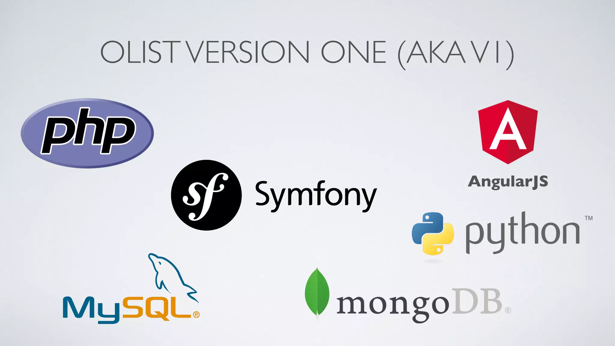 OLISTVERSION ONE (AKAV1)
AngularJS
 
