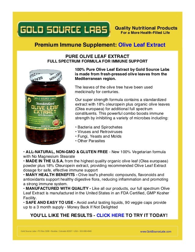 Olive Leaf Extract