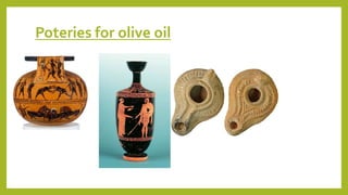 Poteries for olive oil
 