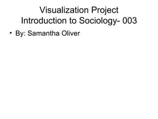 Visualization Project Introduction to Sociology- 003 ,[object Object]