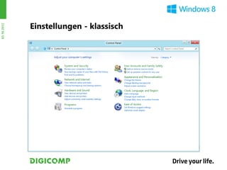 Einstellungen - klassisch
03.10.2012
 