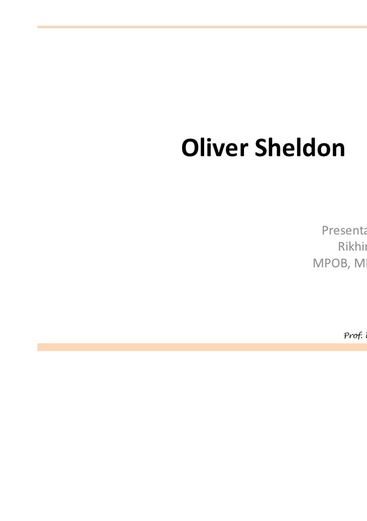 Oliver Sheldon