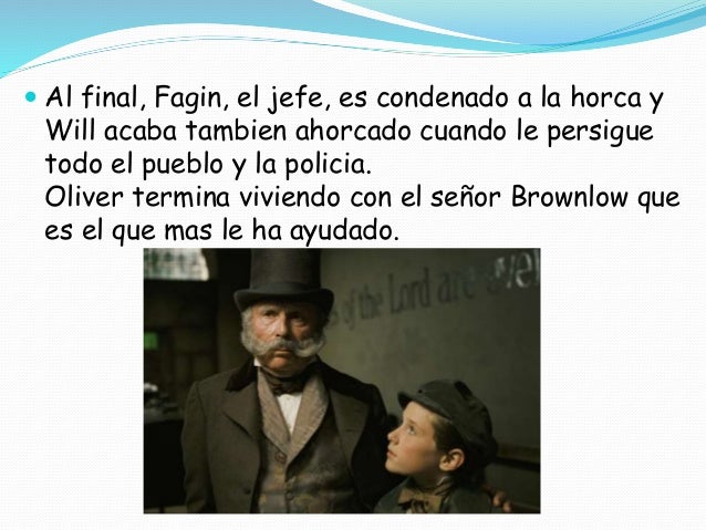 Personajes Principales De Oliver Twist Oliver twist