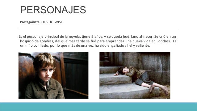 Personajes Principales De Oliver Twist Oliver Twist