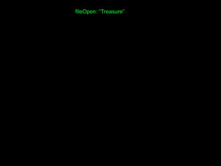 fileOpen: “Treasure”
 