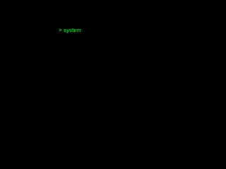 > system
 