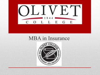 MBA in Insurance

 