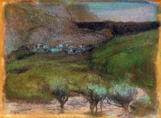 Olive Trees Edgar Degas 435x320