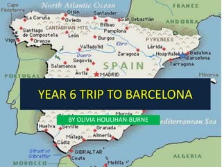 YEAR 6 TRIP TO BARCELONA
    BY OLIVIA HOULIHAN-BURNE
 