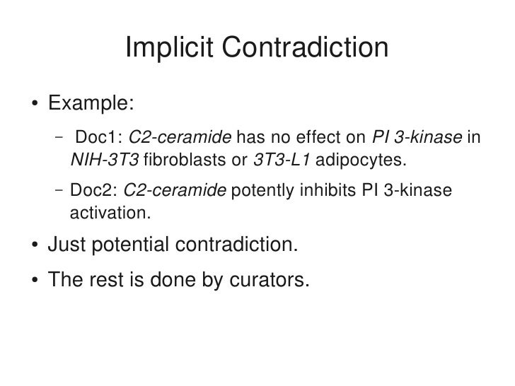 Contradictions In A Sentence Examples – IVEWAP