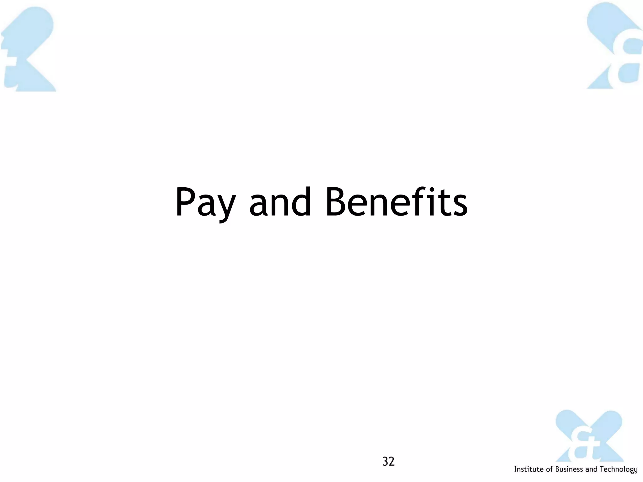 Pay and Benefits 
