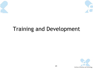 Training and Development 