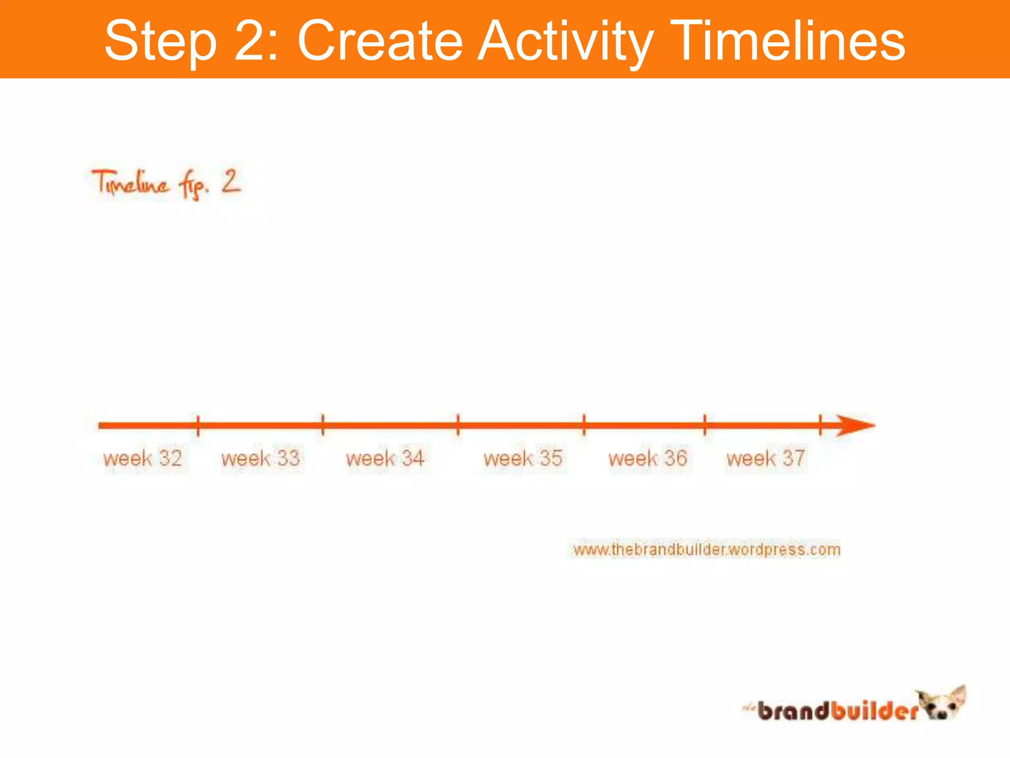 Step 2: Create Activity Timelines