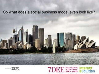 So what does a social business model even look like? 