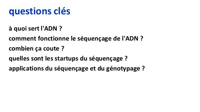 A Quoi Sert La Replication De L'adn Le séquençage de l'ADN et ses applications