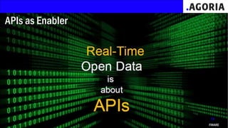 APIs as Enabler
FIWARE
 
