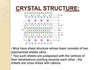 Mica - Mineral, Sheet Structure, Crystalline