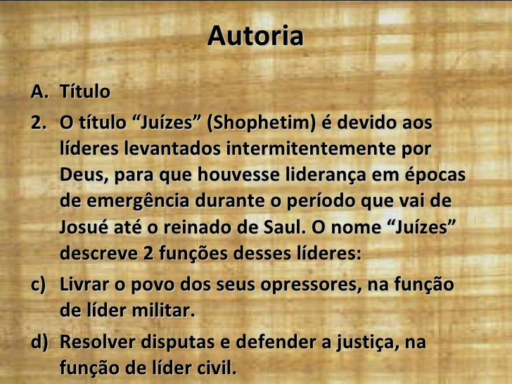 O Livro de Juízes Introdução Parte 01 Como ler a Bíblia YouTube