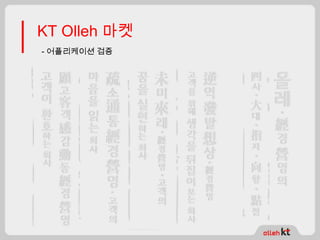 KT Olleh마켓,[object Object],  - 어플리케이션 검증,[object Object]