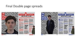 Final Double page spreads
 