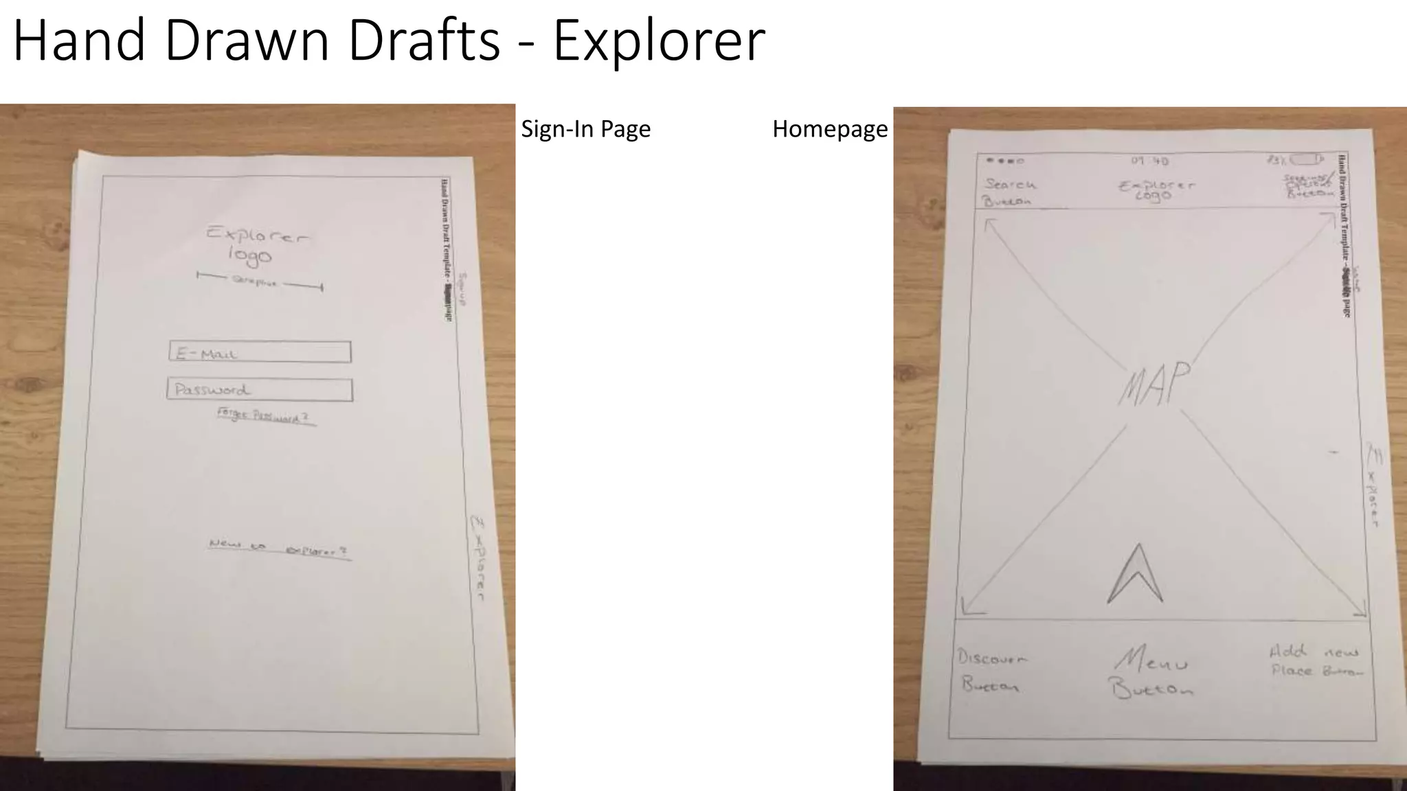 Hand Drawn Drafts - Explorer
Sign-In Page Homepage
 