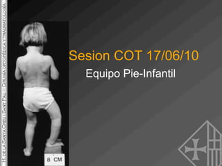 Sesion COT 17/06/10
  Equipo Pie-Infantil
 