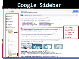 Google Sidebar