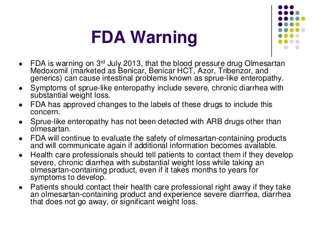 Olmesartan Dosage Forms