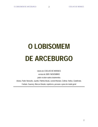 O LOBISOMEM DE ARCEBURGO