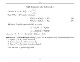 Ols Algorithm Formula Ols | PDF