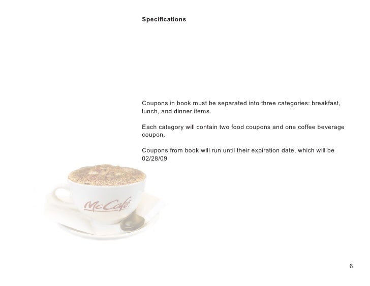 Creative Brief: McDonald's Coupon Book