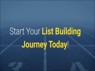 Olsp list building And affiliate marketing