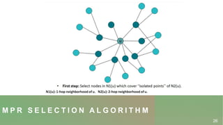 OLSR | Optimized Link State Routing Protocol | PPTX