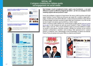 SOCIAL VIP
                                                     L’universo cinetelevisivo italiano punta
                 ...