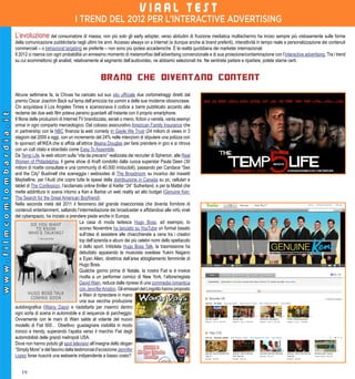 VIRAL TEST
                                                                                  I TREND DEL 2012 PER L’INTERA...