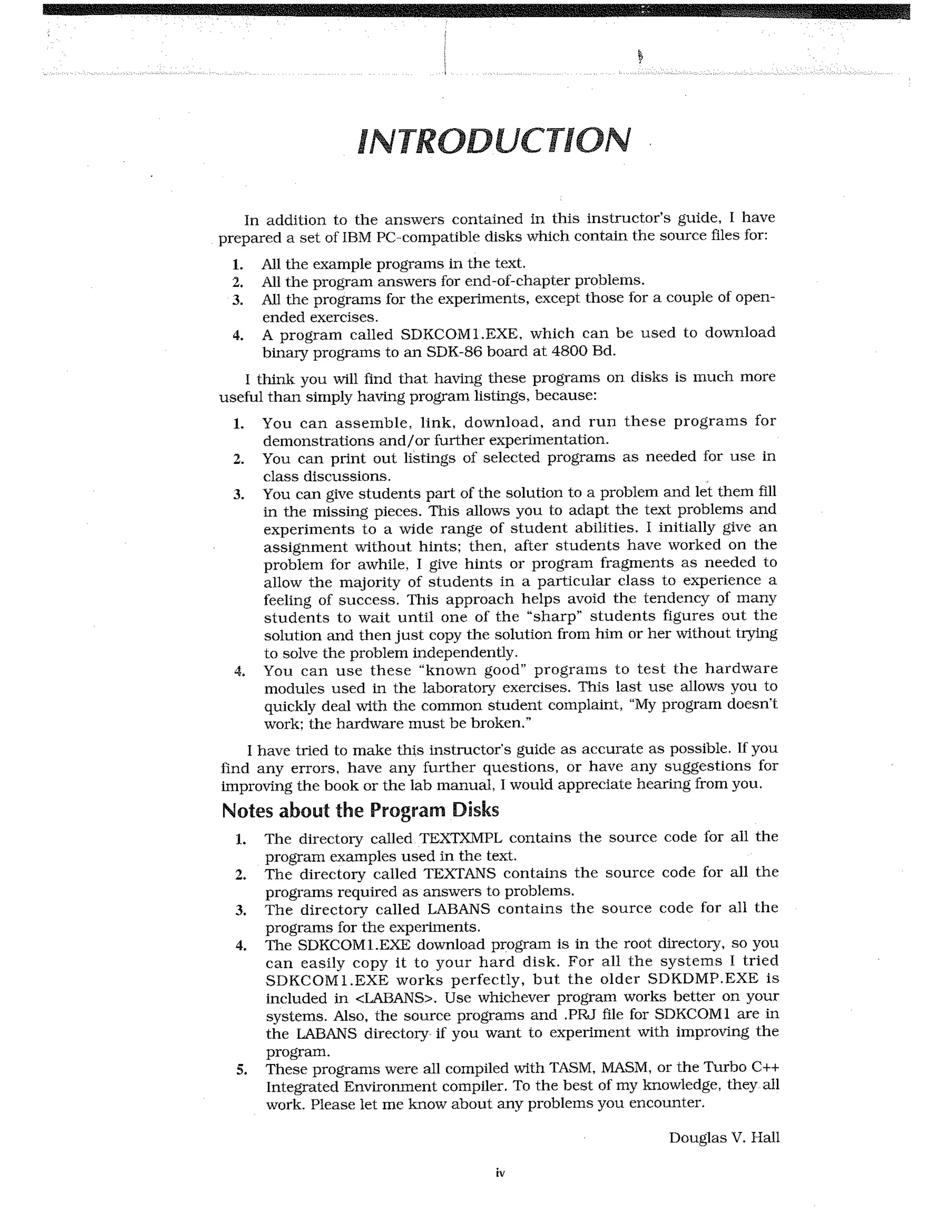 Olutionmanual microprocessorsand interfacing-dv-hall