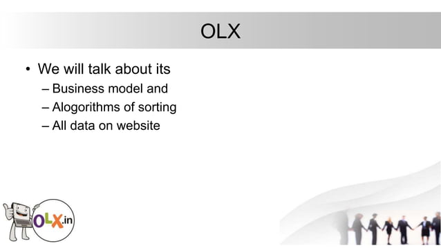 Olx and its working algorithm | PPTX