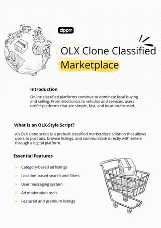 Pre-Built OLX Clone Script from Zipprr | PDF