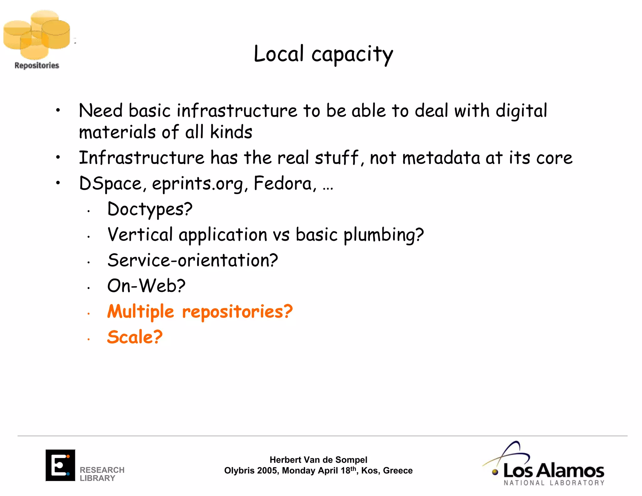 Untitled I: Challenges ahead