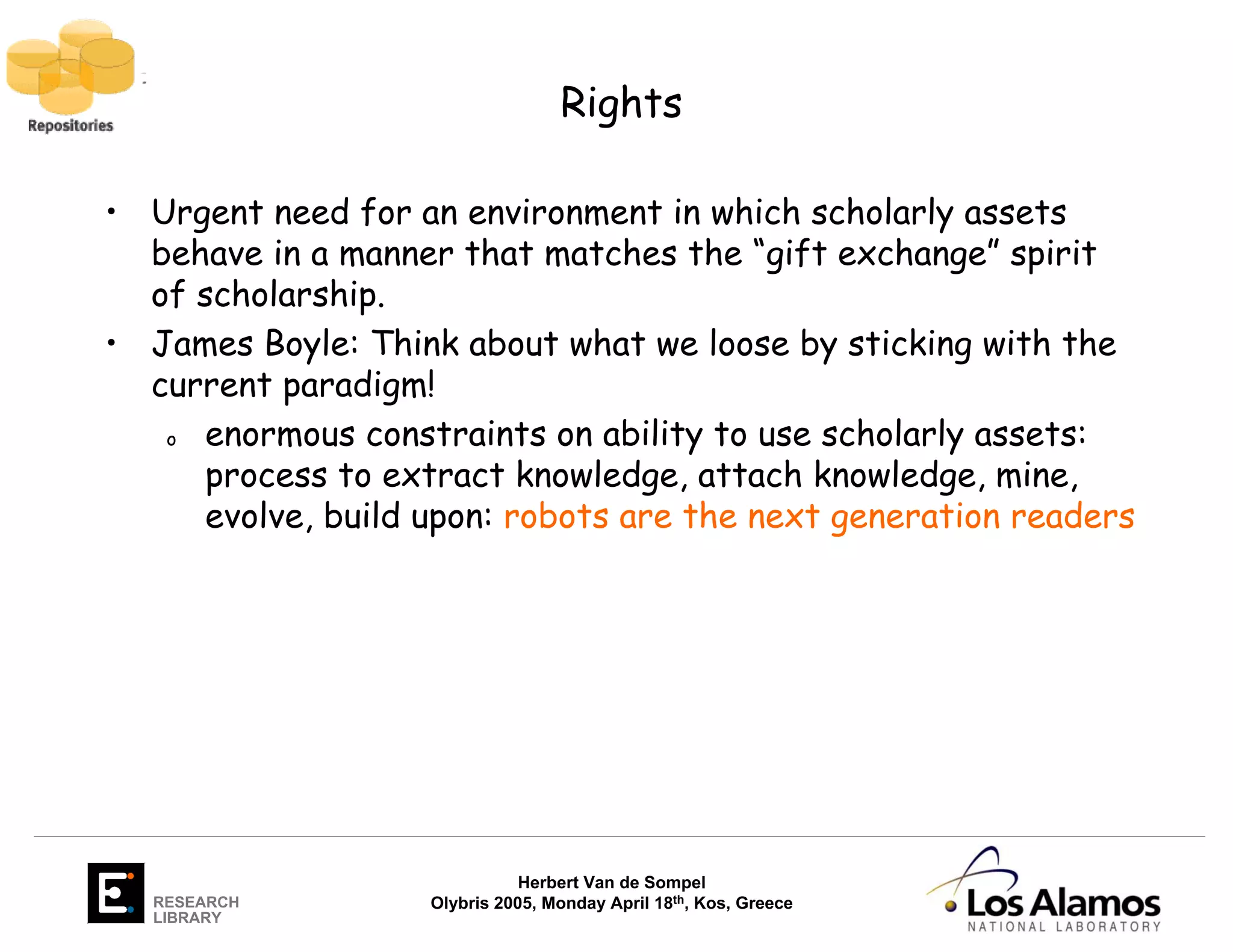 Untitled I: Challenges ahead