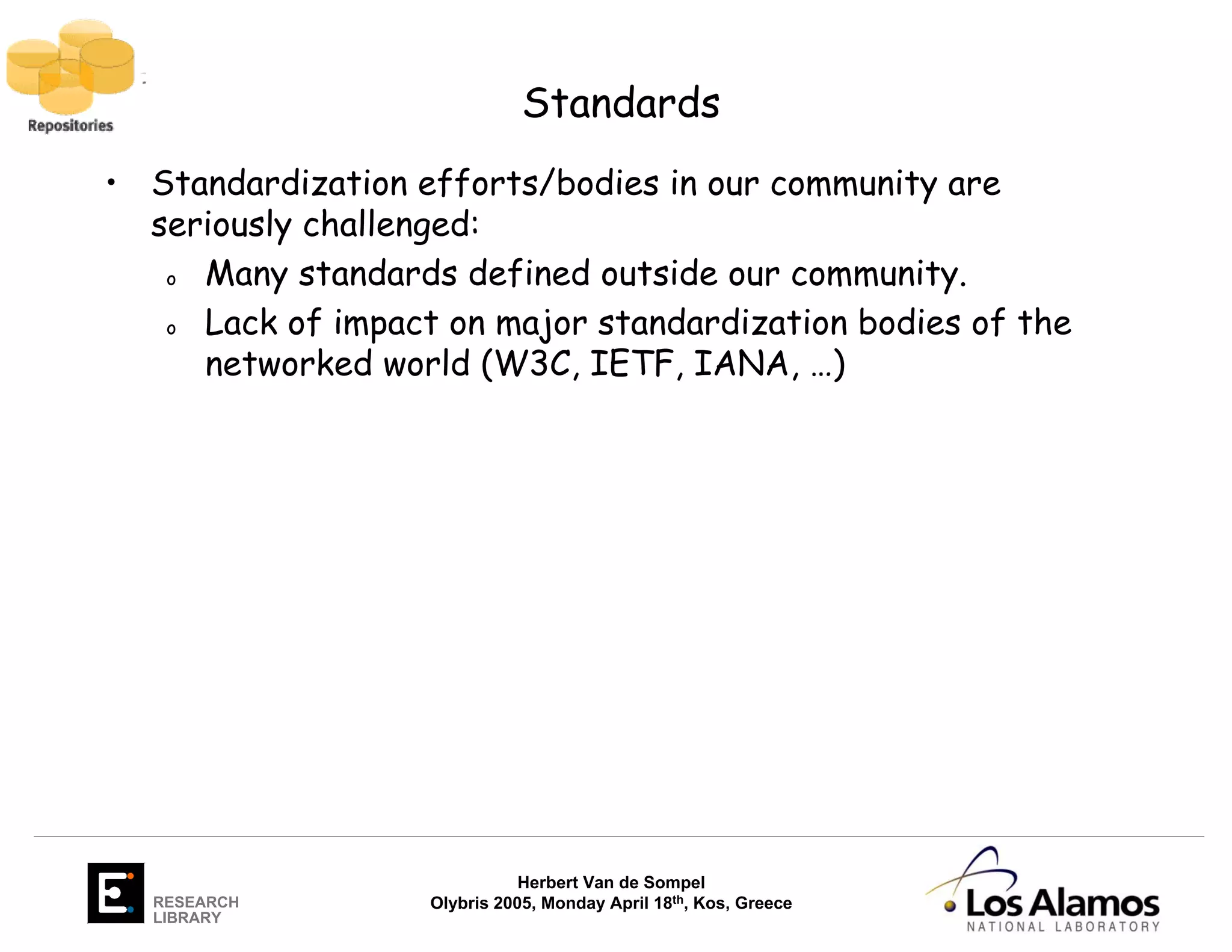 Untitled I: Challenges ahead