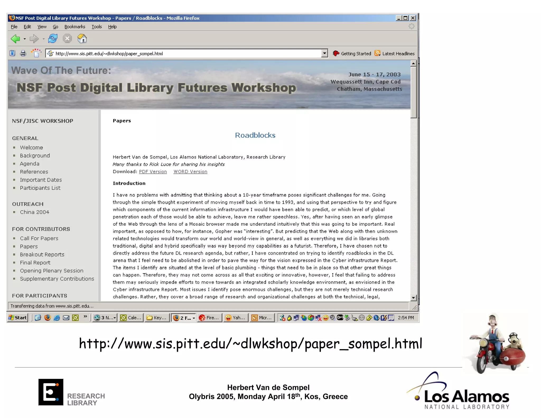 Untitled I: Challenges ahead