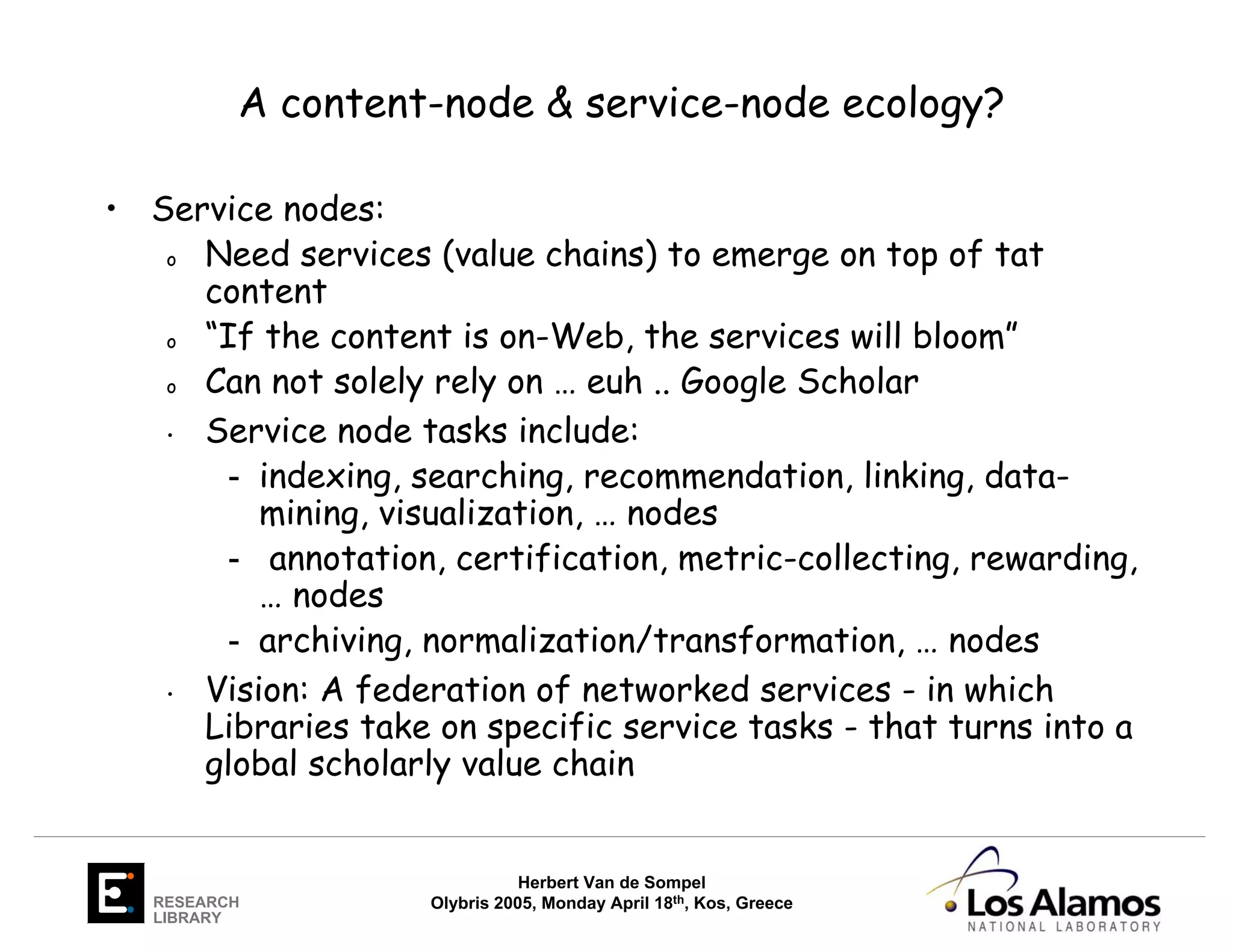 Untitled I: Challenges ahead