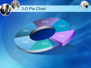 3-D Pie ChartText2Text3Text1Text4Text6Text5