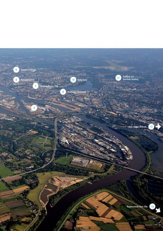 Velopark Stellingen
Millerntorstadion
Hamburg Messe / CCH
OlympiaCity
Stadtraum - Innenstadt
Rotherbaum
Stadtpark und
Sporthalle Hamburg
Kanu-Slalom Billbrook
Regattastrecke Dove-Elbe
5
6
7
9
13
12
8
10
11
 