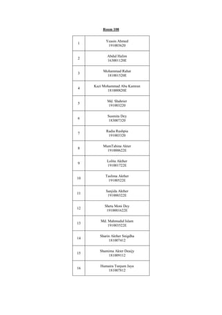 Olympiad seat plan | PDF