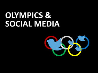 OLYMPICS &
SOCIAL MEDIA
 