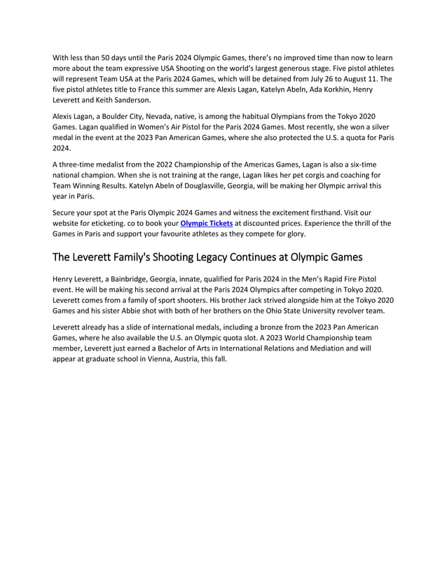 Olympic 2024 Esha Singh's Journey to the Olympic a Young Shooter's Rise